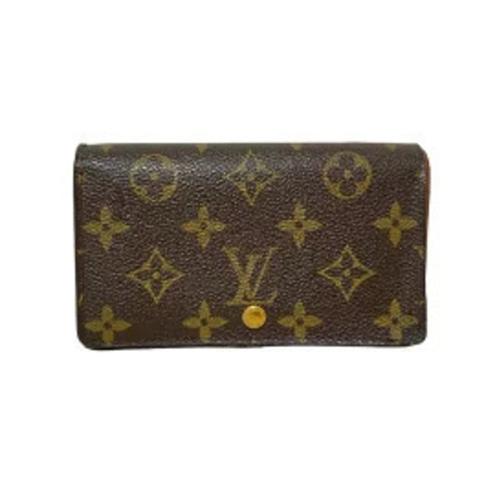 LOUIS VUITTON Portemonnaie Bietrezor Bi fold Wallet Leather